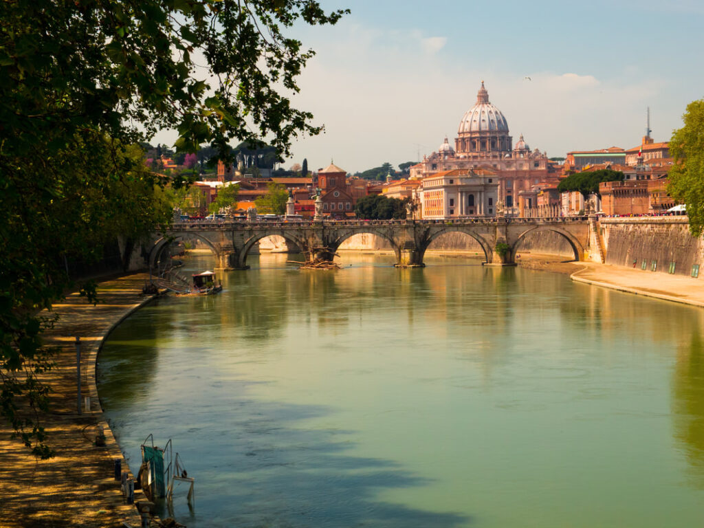 Rome riverside with Castel Sant'Angelo | Become an Italian Resident