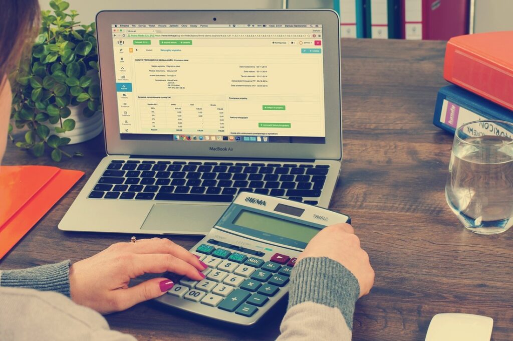 An accountant calculating taxes for a client | What is Cassetto Fiscale