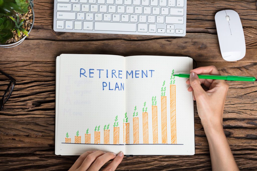 Retirement plan graph - Italian pension