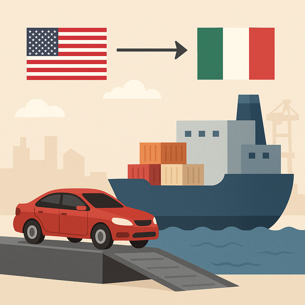 Import your car from US to Italy