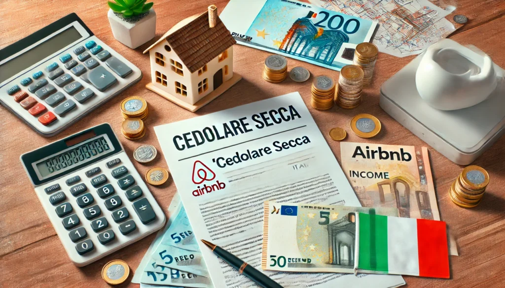 CEDOLARE SECCA REGARDING AIRBNB