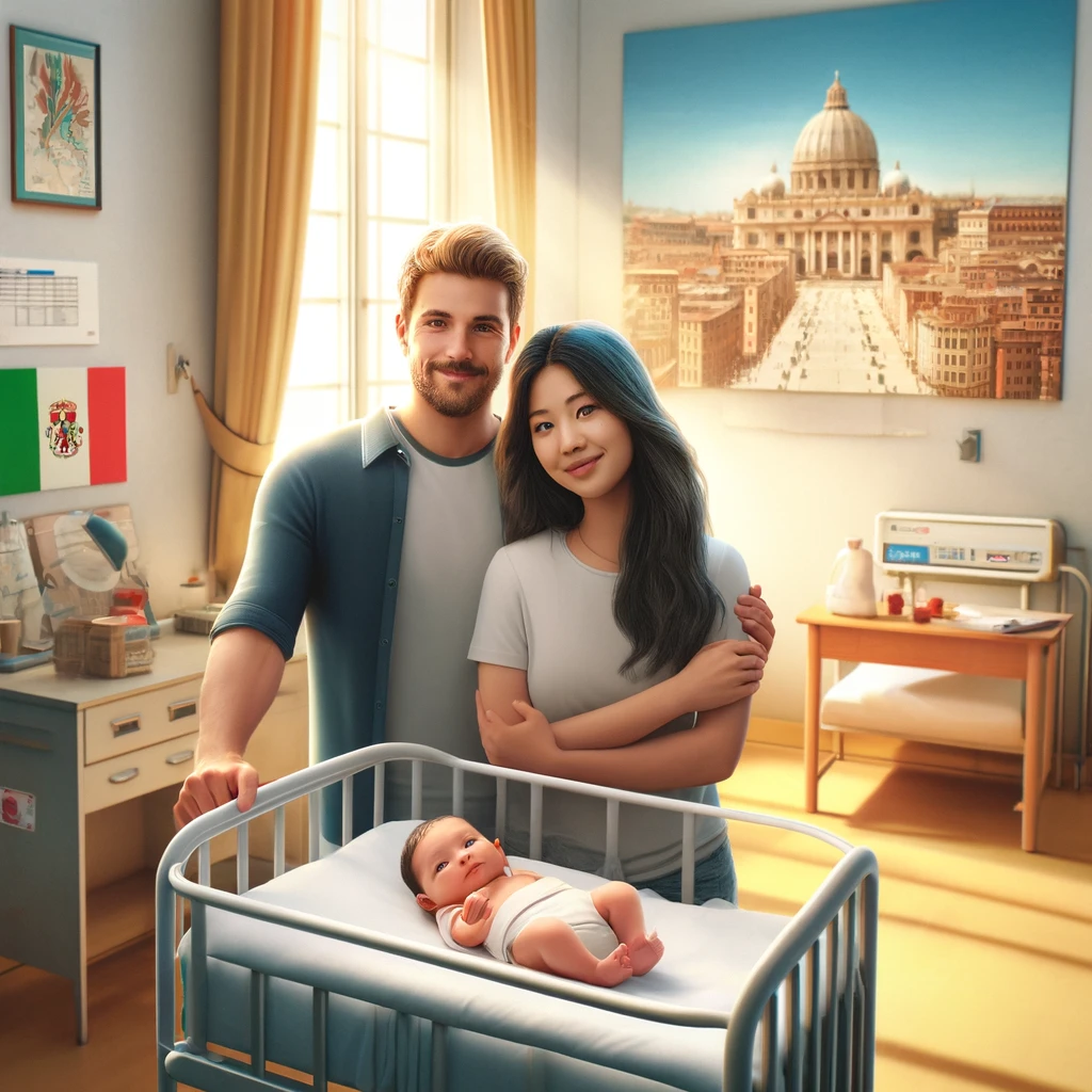 Child Born in Italy to Foreign Parent