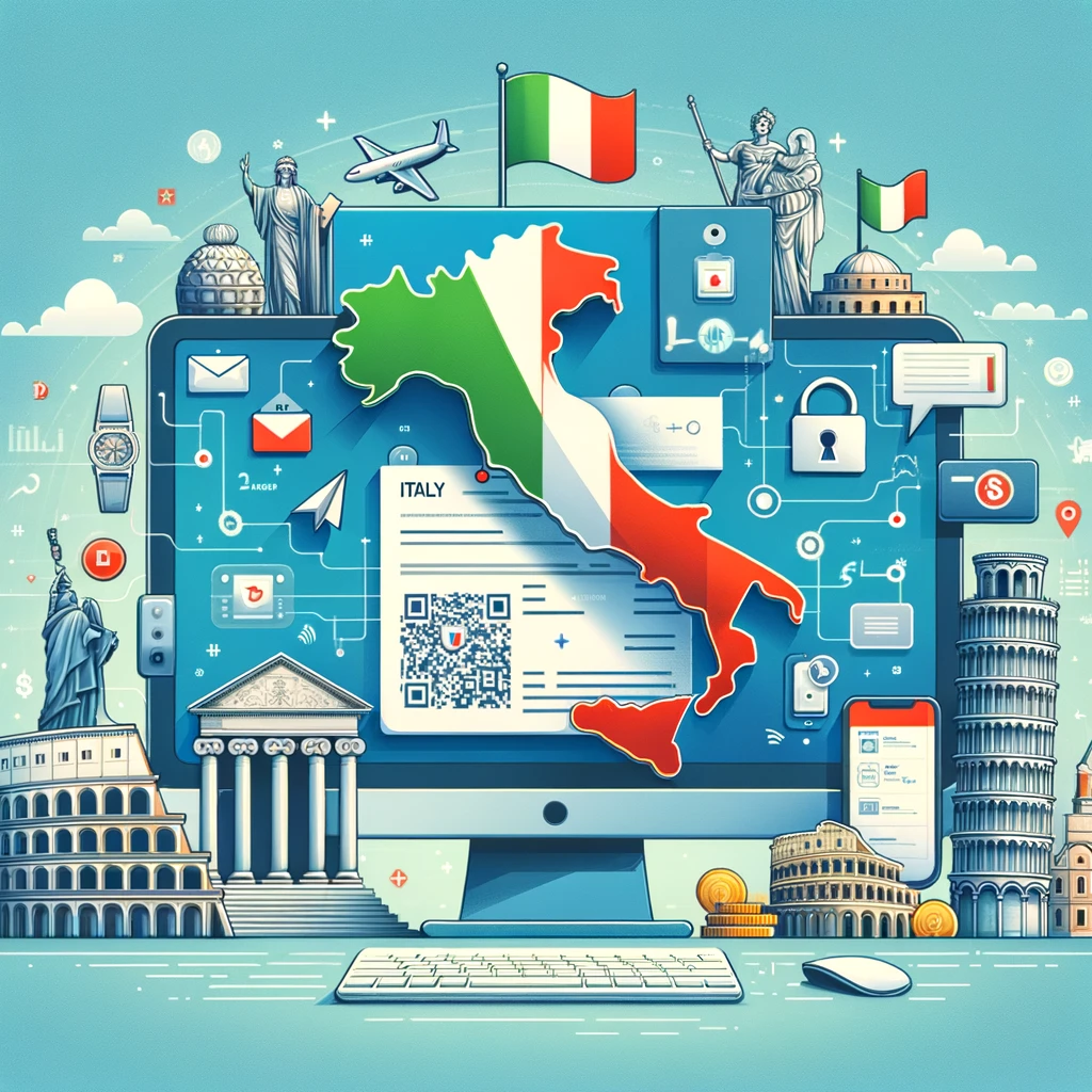 Italy electronic invoice requirement |
digital invoice icon, signifying the country's requirement for electronic invoicing