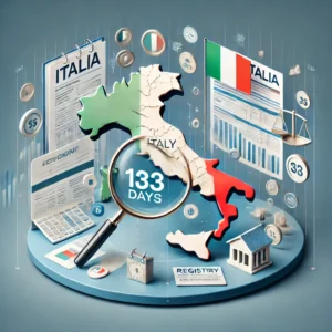 Image of Italy surrounded by numbers | Italy’s New Tax Residence Criteria