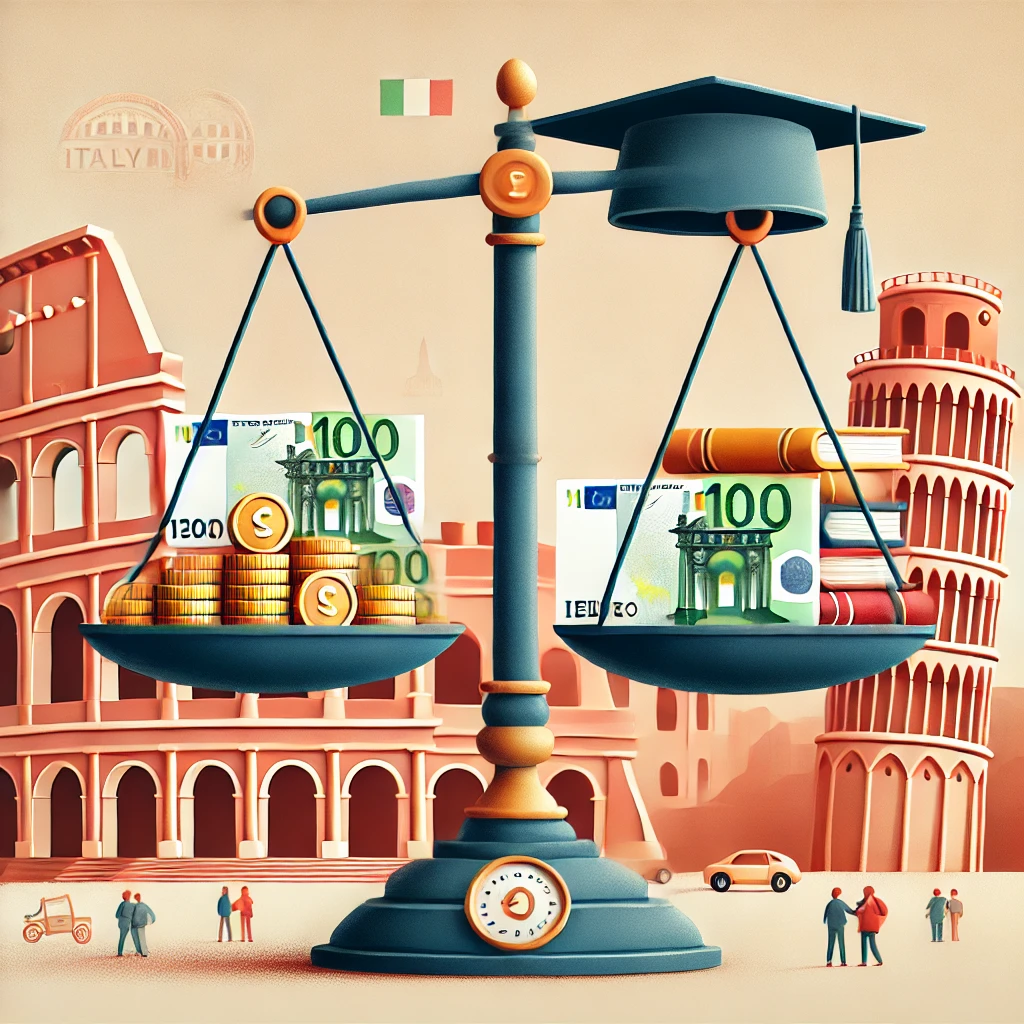 Education cost in Italy a comparison with the American costs