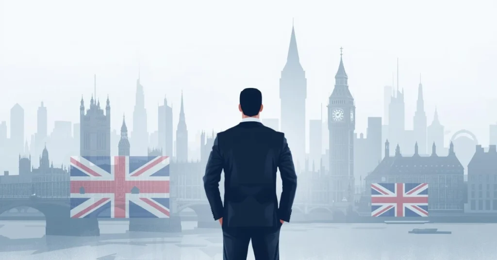 Vista di Londra che rappresenta come aprire una società in Regno Unito