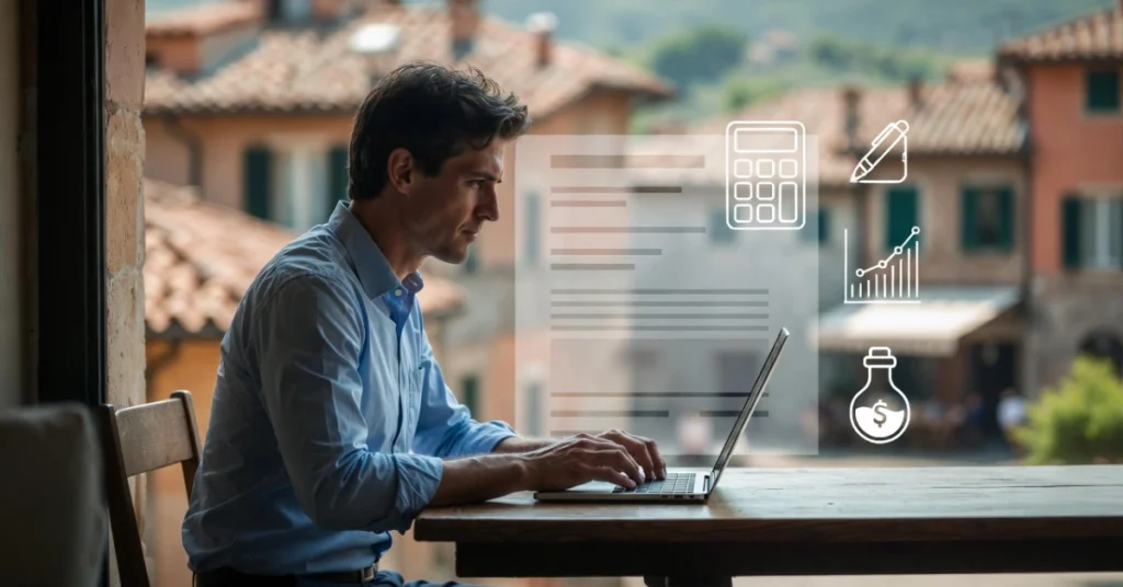 Italian tax residency for American contractors working remotely in Italy