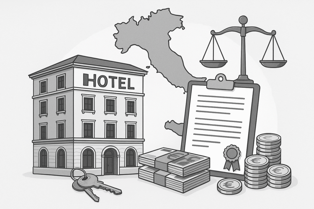 buy a hotel in italy