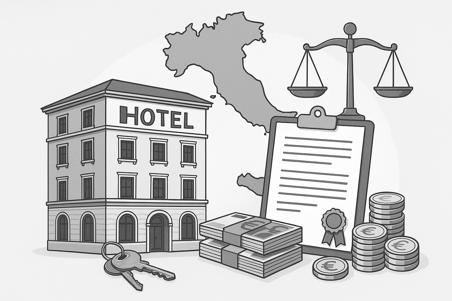 buy a hotel in italy